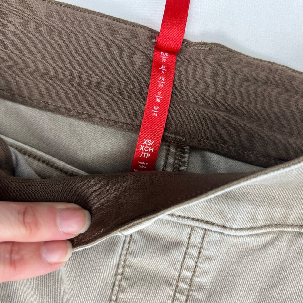Spanx Stretch Twill Cropped Wide Leg Pants - size‎ XS - Picture 3 of 7